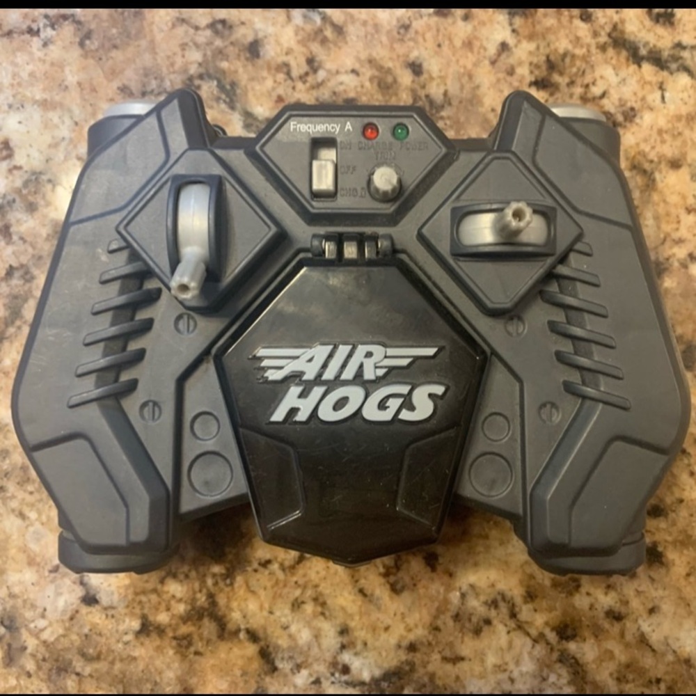 Remote Control for an Air Hogs Toy, likely a helicopter, manufactured Spin Maste